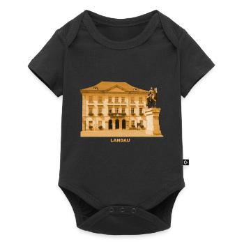 Landau, Palatinate, Town Hall, Neckar, Rhineland-Palatinate - Baby Premium short-sleeve bodysuit - black - Front