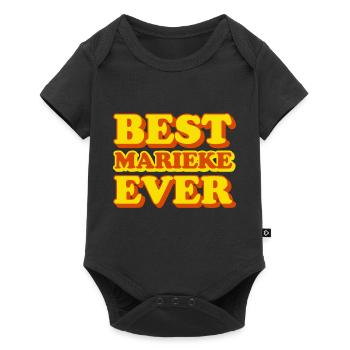 Marieke prénom drôle cadeau - Body à manches courtes Premium Bébé - noir - Devant