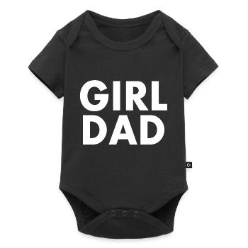 Girl dad - Body à manches courtes Premium Bébé - noir - Devant