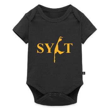Sylt - North Sea - Germany - Kampen - Island - Baby Premium short-sleeve bodysuit - black - Front