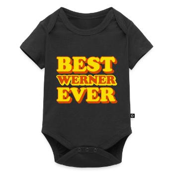 Lustiges Geschenk mit Vornamen Werner - Baby Premium Kurzarmbody - Schwarz - Vorne