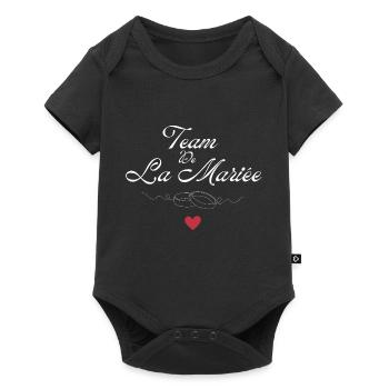 Bride Team - Bride Team - Baby Premium short-sleeve bodysuit - black - Front