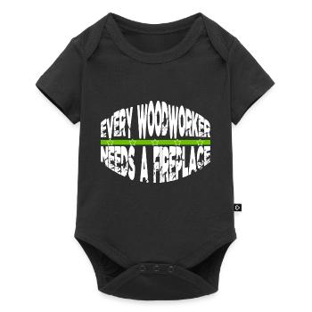 Chop Wood Birthday Present Idea - Baby Premium short-sleeve bodysuit - black - Front