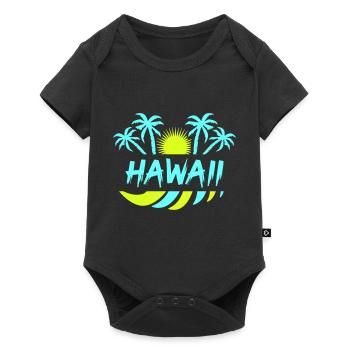 Hawaï - Body à manches courtes Premium Bébé - noir - Devant