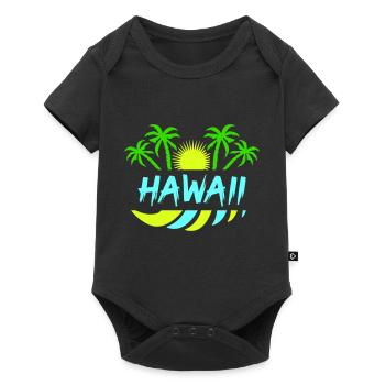 Hawaï - Body à manches courtes Premium Bébé - noir - Devant