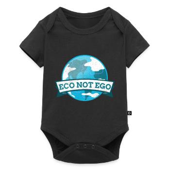 L’éco et non l’ego - Body à manches courtes Premium Bébé - noir - Devant