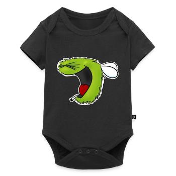 Hahahahaha bourdon - Body à manches courtes Premium Bébé - noir - Devant