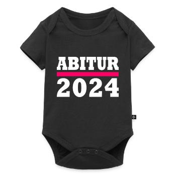 Abitur 2024 - Baby Premium Kurzarmbody - Schwarz - Vorne
