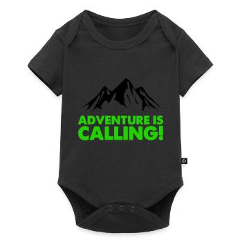 Mountains Adventure - Baby Premium short-sleeve bodysuit - black - Front