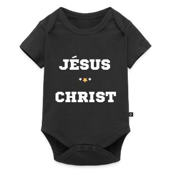 JESUS CHRIST - Baby Premium short-sleeve bodysuit - black - Front