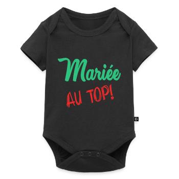 EVJF. MARIEE. TEAM. TEAM MARIEE. FUTURE MARIEE - Body à manches courtes Premium Bébé - noir - Devant