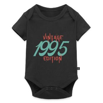 Vintage 1995 edition - Baby Premium short-sleeve bodysuit - black - Front