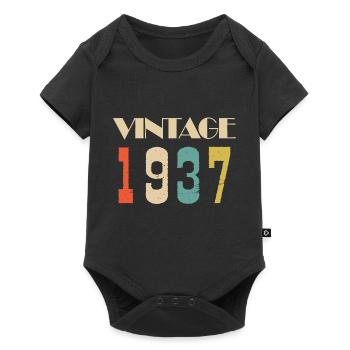 2010 Vintage Édition limitée Cadeau - Body à manches courtes Premium Bébé - noir - Devant