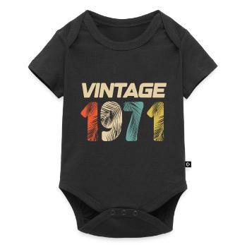 Vintage 1971 Retro - Best-seller - Body à manches courtes Premium Bébé - noir - Devant