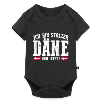 Danes Danish Denmark - Baby Premium short-sleeve bodysuit - black - Front