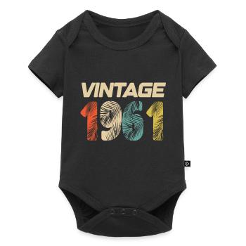 Vintage 1961 Retro - Best Seller - Baby Premium short-sleeve bodysuit - black - Front