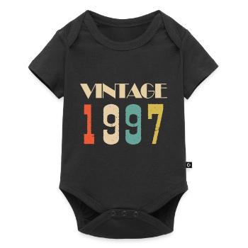 1950 Vintage Édition limitée Cadeau - Body à manches courtes Premium Bébé - noir - Devant