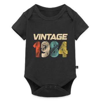 Vintage 1984 Retro - Best-seller - Body à manches courtes Premium Bébé - noir - Devant