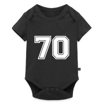 70 - Baby Premium short-sleeve bodysuit - black - Front