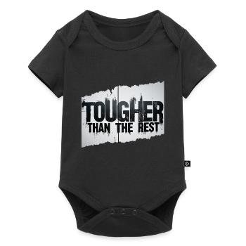 stärker als die anderen - Baby Premium Kurzarmbody - Schwarz - Vorne