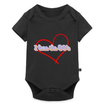 J’adore les années 80 - Body à manches courtes Premium Bébé - noir - Devant