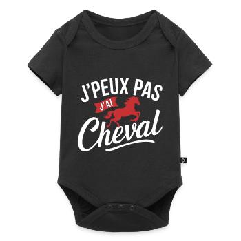 Intense Red Rider - Baby Premium short-sleeve bodysuit - black - Front