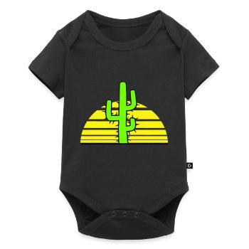 Cactus Sun Prickly Night Desert Sunset - Baby Premium short-sleeve bodysuit - black - Front