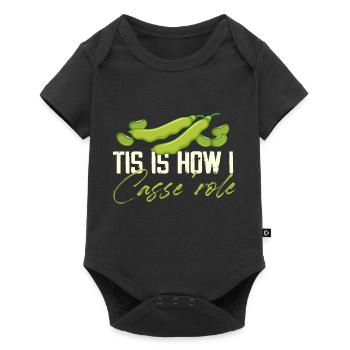 C’est ainsi que je casse le rôle de la casserole de haricots verts - Body à manches courtes Premium Bébé - noir - Devant