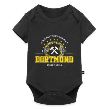 Dortmund - Body à manches courtes Premium Bébé - noir - Devant