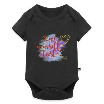 Aimez-vous - Body à manches courtes Premium Bébé - noir - Devant