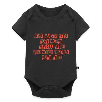 JONE WASTE YORE TOYE MONME YORALL REDIII THE VOICE - Baby Premium short-sleeve bodysuit - black - Front