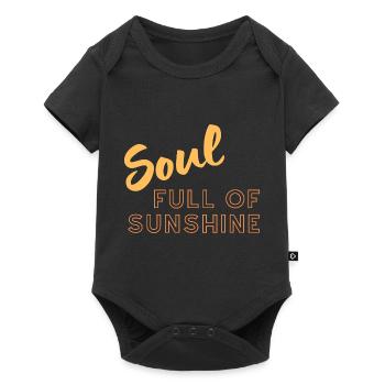 L’âme pleine de soleil - Body à manches courtes Premium Bébé - noir - Devant