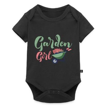 Jardinière Jardin Botanique - Body à manches courtes Premium Bébé - noir - Devant