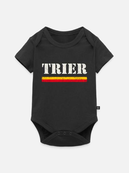 Trier - Baby Premium Kurzarmbody - Schwarz