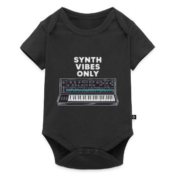 Retro Synth Vibes uniquement Conception de clavier - Body à manches courtes Premium Bébé - noir - Devant