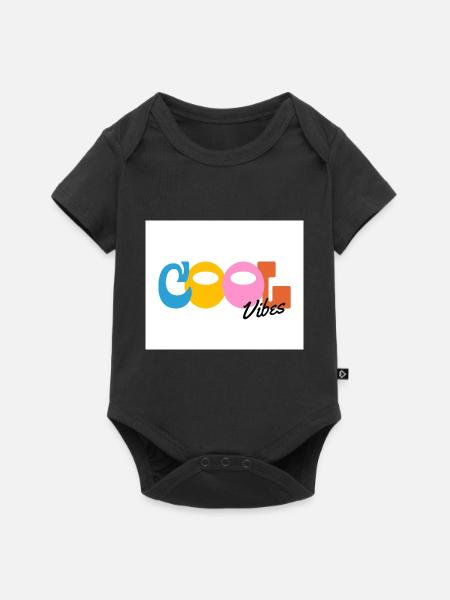 Cool Vibes - Baby Premium Kurzarmbody - Schwarz
