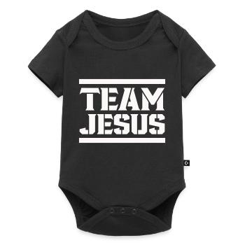 L’équipe de Jésus - Body à manches courtes Premium Bébé - noir - Devant