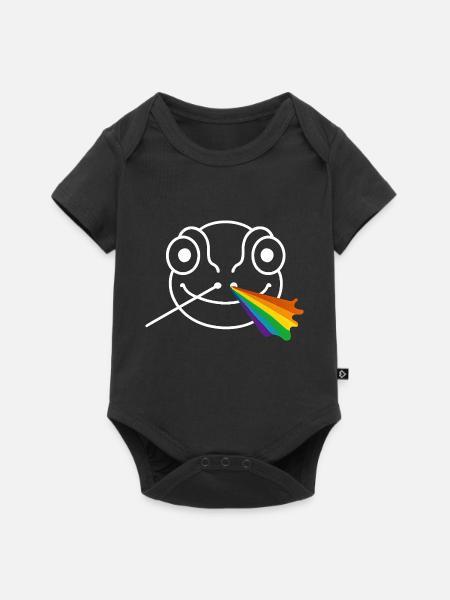 Chamäleon-Prisma - Baby Premium Kurzarmbody - Schwarz