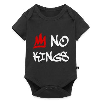 No Kings in America since 1776 - Baby Premium short-sleeve bodysuit - black - Front