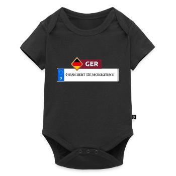 Démocratie sécurisée 2.0 | Cadeau - Body à manches courtes Premium Bébé - noir - Devant
