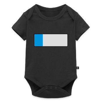 _blank_kurz - Baby Premium short-sleeve bodysuit - black - Front
