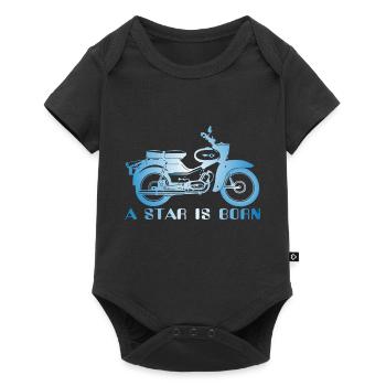 Simson Star is Born - Baby Premium Kurzarmbody - Schwarz - Vorne