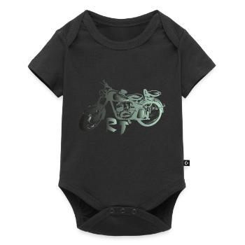 MZ RT - Baby Premium Kurzarmbody - Schwarz - Vorne