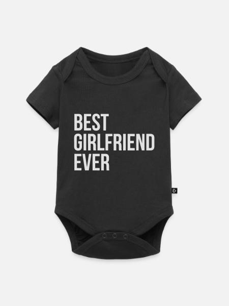 BESTE FREUNDIN DIES GIBT - Baby Premium Kurzarmbody - Schwarz