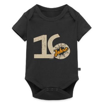 16 Geburtstag - Baby Premium Kurzarmbody - Schwarz - Vorne