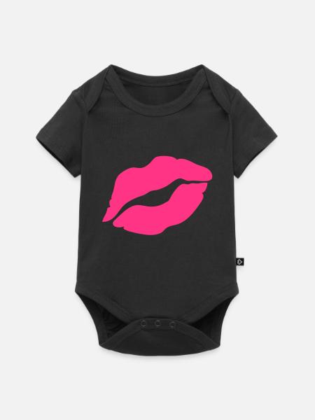 levre_1 - Baby Premium Kurzarmbody - Schwarz