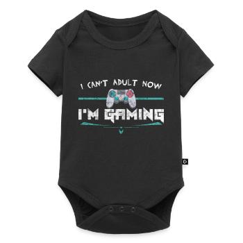 Gaming Gift Games Adult Funny Nerd Gamer - Baby Premium short-sleeve bodysuit - black - Front