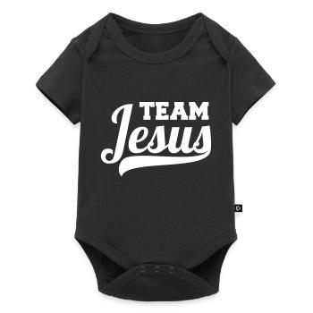 Équipe Jésus cadeau drôle pour les chrétiens - Body à manches courtes Premium Bébé - noir - Devant