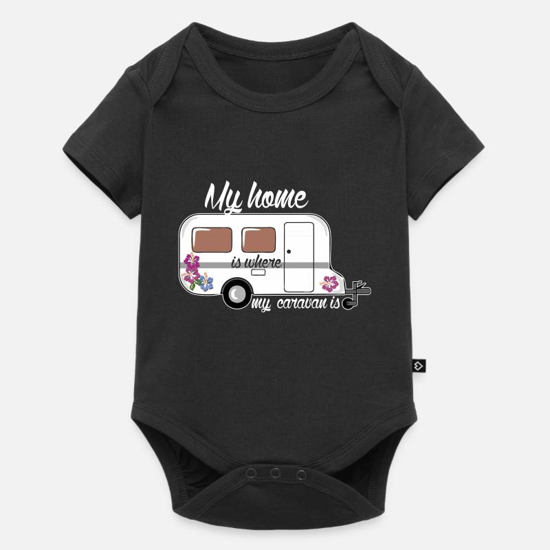 caravane - Body à manches courtes Premium Bébé - noir