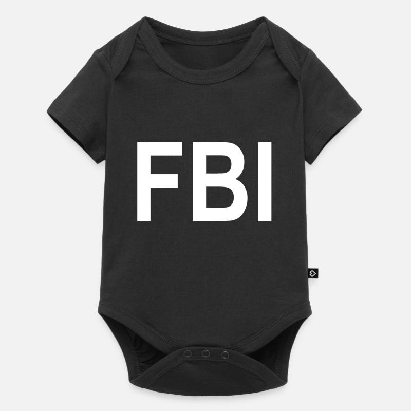 FBI - Body à manches courtes Premium Bébé - noir